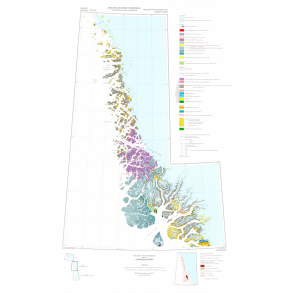 Sheet 4 Upernavik Isfjord. Geologisk kort 1:500 000, 1985