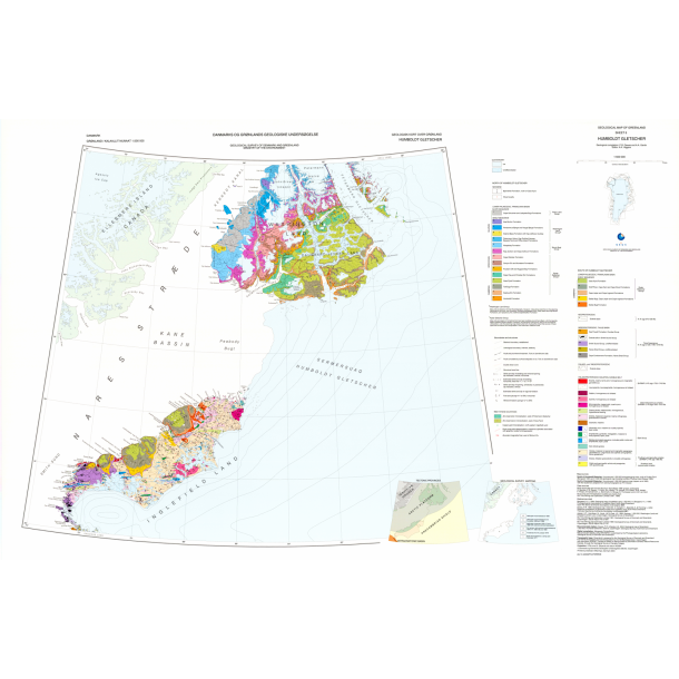 Sheet 6 Humboldt Gletscher. Geologisk kort 1:500 000, 2004