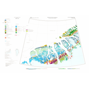 Sheet 7 Nyeboe Land. Geologisk kort 1:500 000, 1989