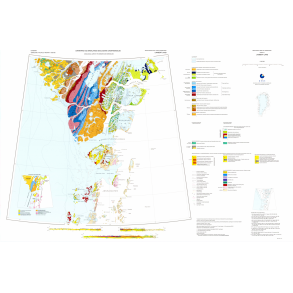 Sheet 9 Lambert Land. Geologisk kort 1:500 000, 2000