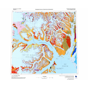 71 .2 Stauning Alper. Geologisk kort, 1:250 000, 2007