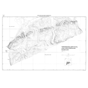 Hall Land, North Greenland, southern part. Topografisk kort over Grnland, 1:66 500, 1985