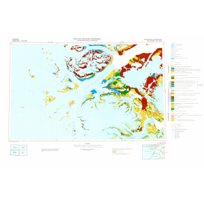 70 �.4 Syd Vestfjord. Geologisk kort over Gr�nland, 1:100 000, 1984