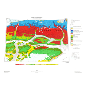 82 �. Syd Wandel Dal. Geologisk kort over Gr�nland, 1:100 000, 1986