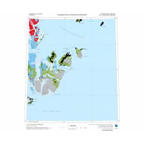 74 .1 Wollaston Forland. Geologisk kort, 1:250 000, 2007