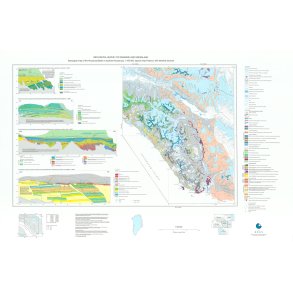 70 V.2a S Geologisk kort over Nuussuaq Basin, special map Paatuut  1:100 000, 2007