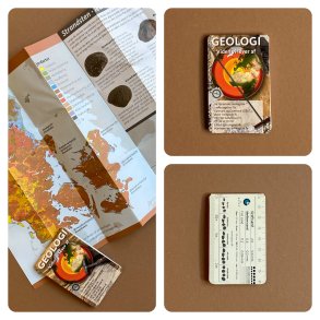 GEOLOGI: Viden vi lever af - mini foldekort over Danmark